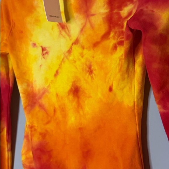 Cotton Citizen Red, Orange, Yellow Bodysuit - Size XS - Picture 5 of 6